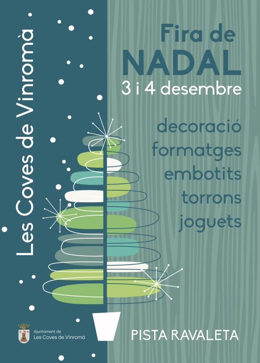 Les Coves de Vinromà organiza la Fira de Nadal el 3 y 4 de diciembre con una amplia oferta gastronómica y artesanal